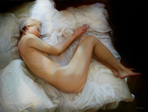 La dolce sensualità nei ritratti femminili del pittore Serge Marshennikov