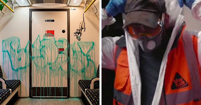 Banksy Tornato In Un Video L Artista All Opera Nella Metro Di Londra