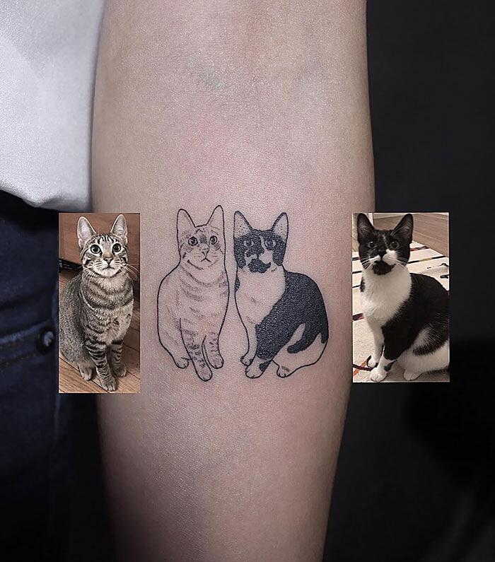 54 Tatuaggi Di Gatti Assolutamente Fantastici