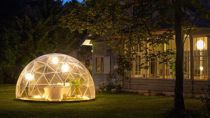 Arriva la Garden Igloo, la cupola geodetica da montare in giardino - Fiori  e Foglie