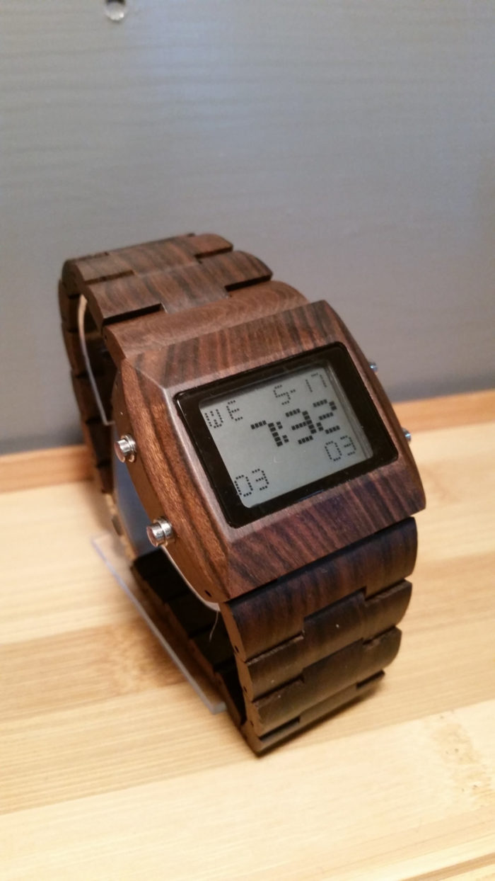 Edenwoods orologio di legno uomo da polso Bangka ED091-022