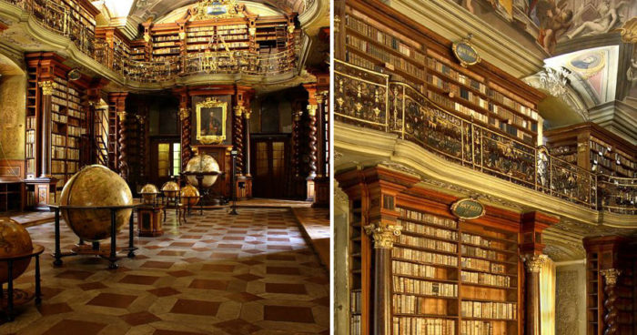 La Più Bella Biblioteca Del Mondo Si Trova A Praga, Nella Repubblica Ceca