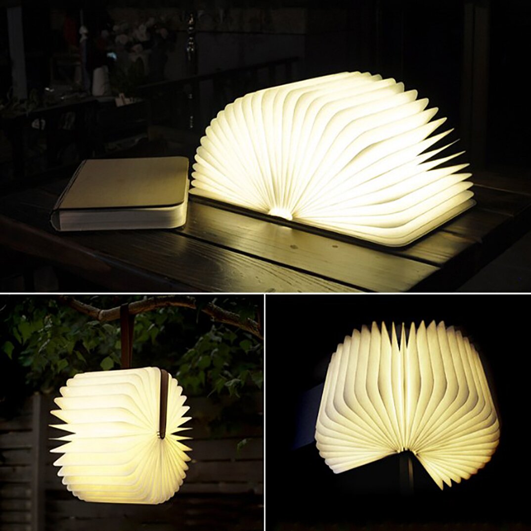 Una splendida lampada a forma di libro: GreenO Mini Book Light
