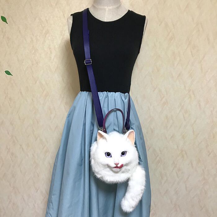 Artista giapponese crea borse a forma di gatto - Pagina 2 di 2