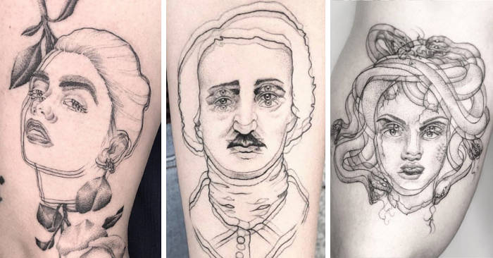 Rit Kit: l'artista dei tatuaggi floreali