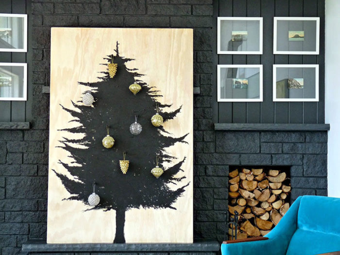 14 idee creative per un albero di Natale alternativo e fai da te