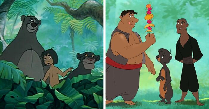 Artista trasforma i personaggi Disney da animali in umani e viceversa (22  foto nuove)