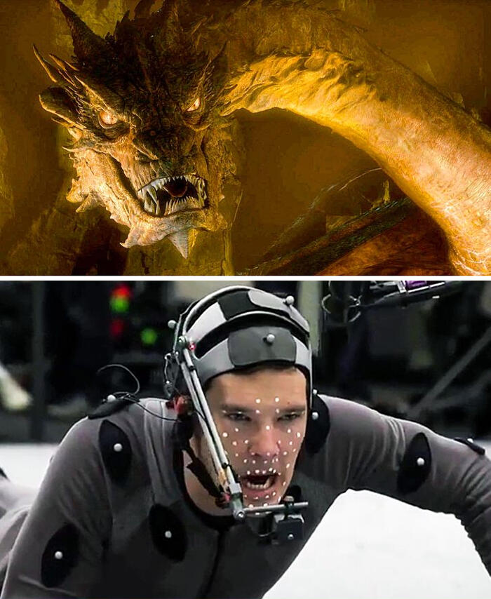 Benedict Cumberbatch nei panni del drago Smaug in Lo Hobbit - La  desolazione di Smaug (2013) - Keblog