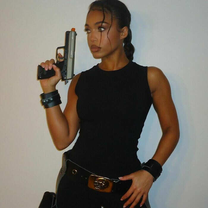 Lori Harvey nei panni di Lara Croft - Keblog